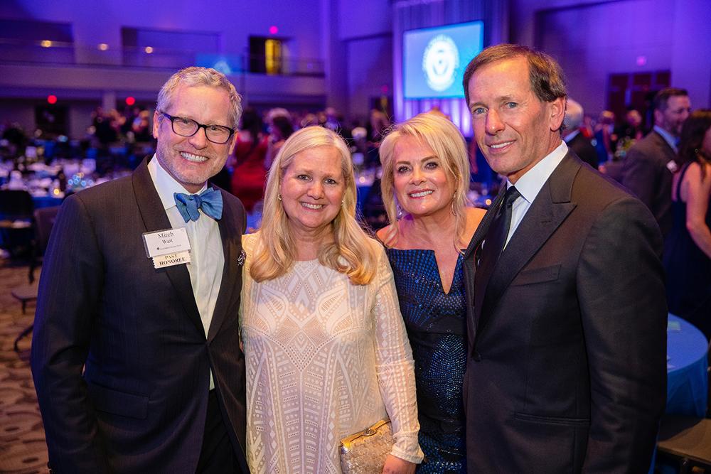 Mitchell and Stacey Watt with Dan and Pamella DeVos at Enrichment Dinner 2018